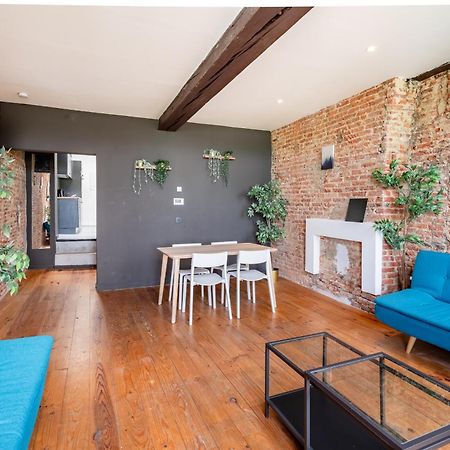 Charming Two-Bedroom River Side Apartment Amberes Exterior foto